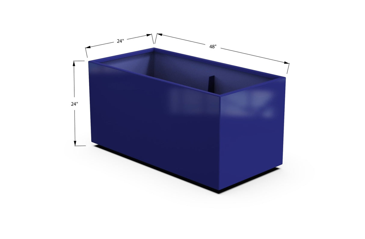 High Aluminum Rectangular Planter - Plantercraft
