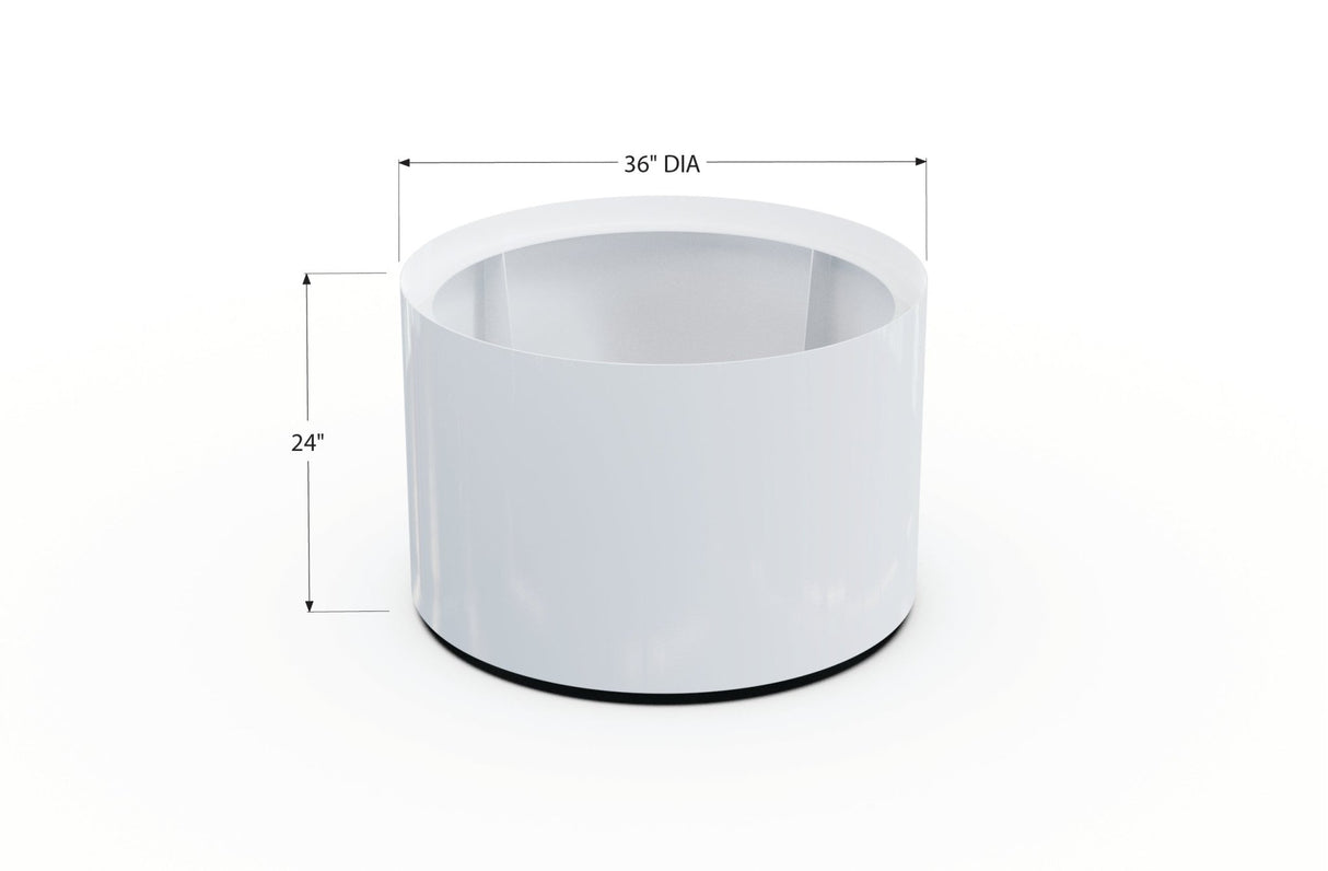 Aluminum Round Planter - Plantercraft