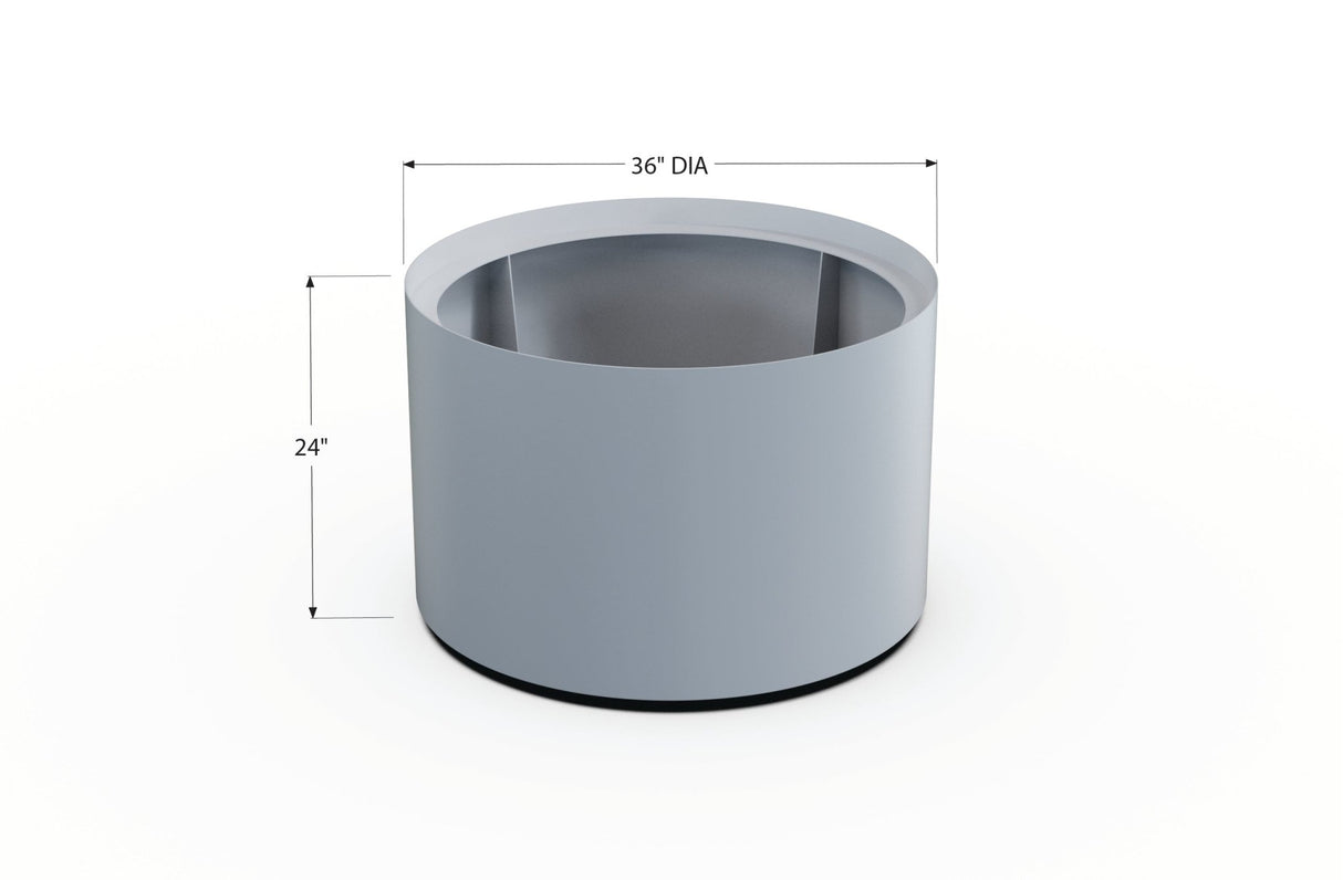 Aluminum Round Planter - Plantercraft