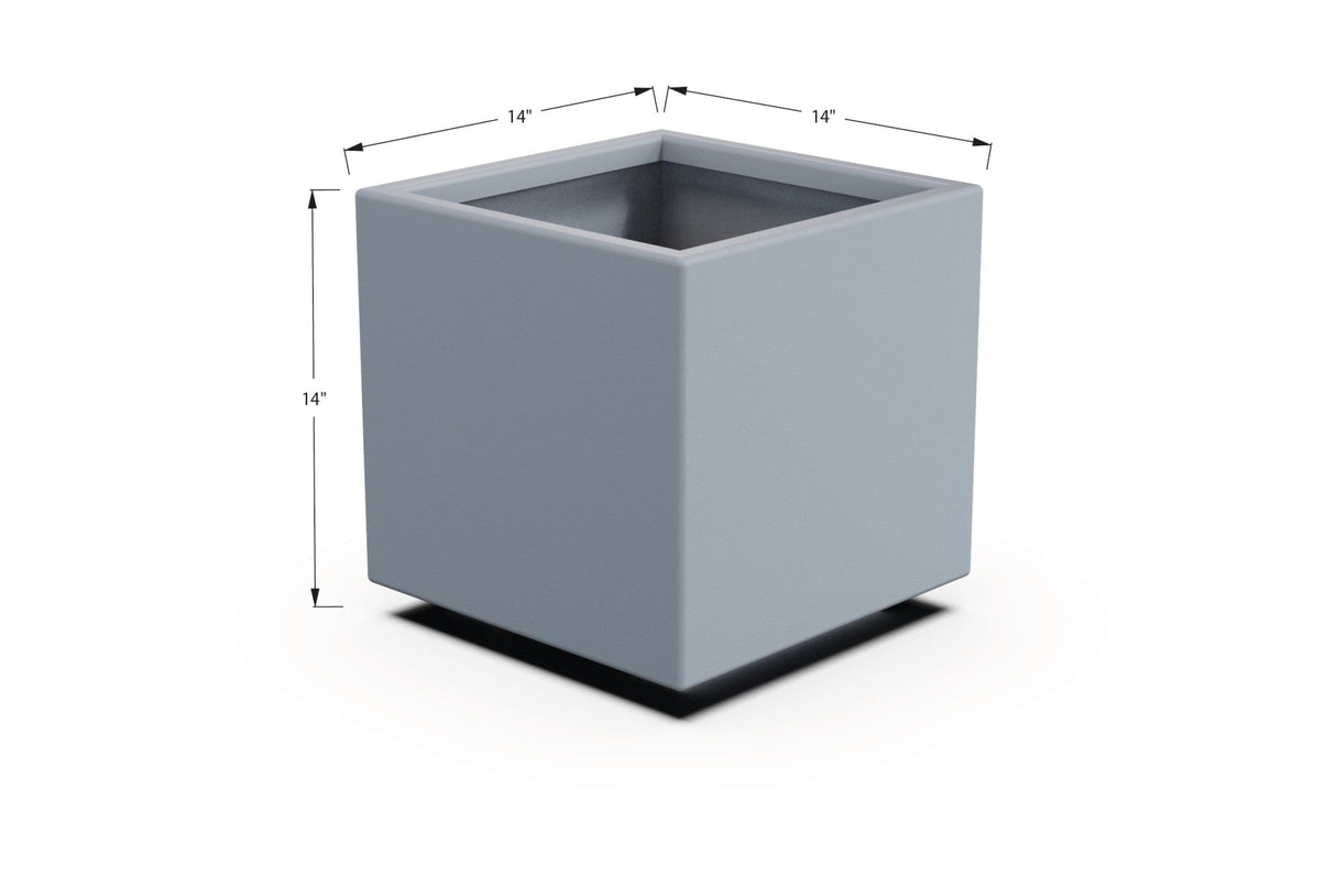 Aluminum Square & Cube Planter - Plantercraft
