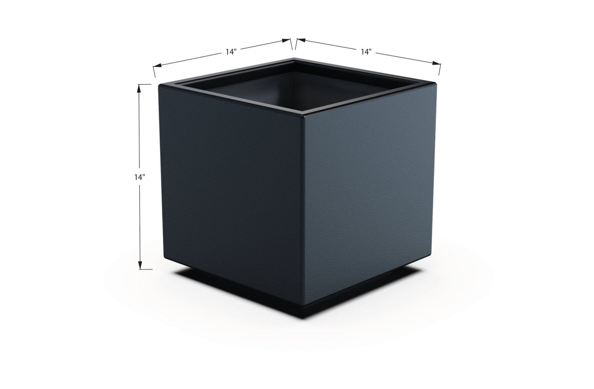 Aluminum Square & Cube Planter - Plantercraft