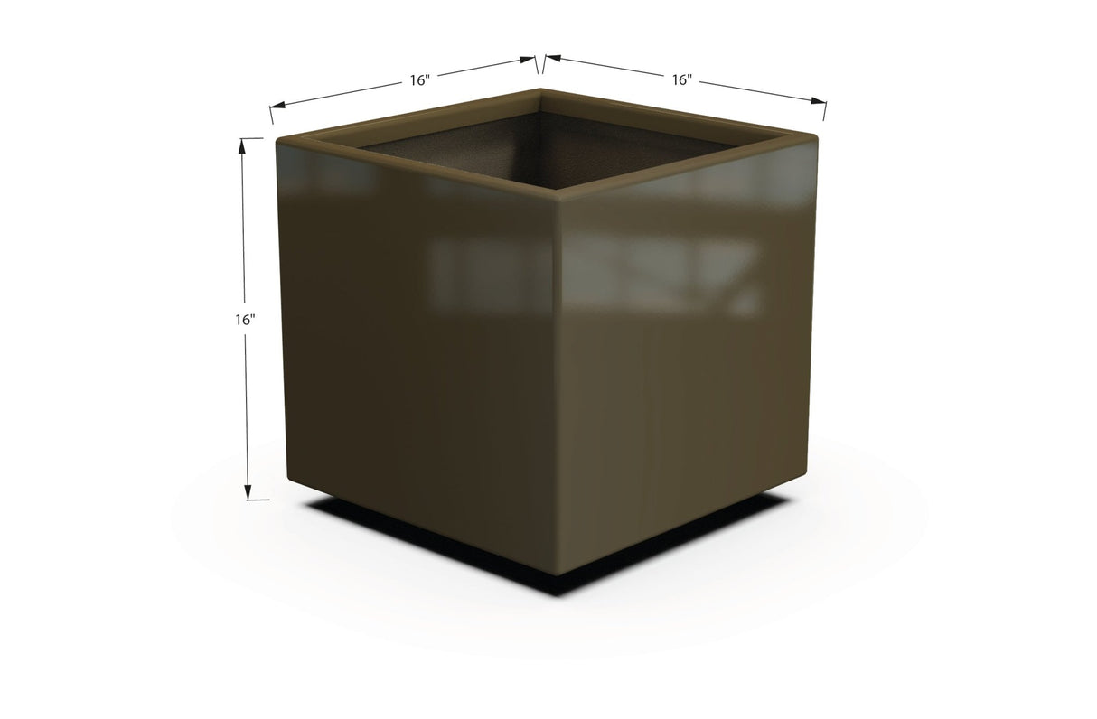 Aluminum Square & Cube Planter - Plantercraft