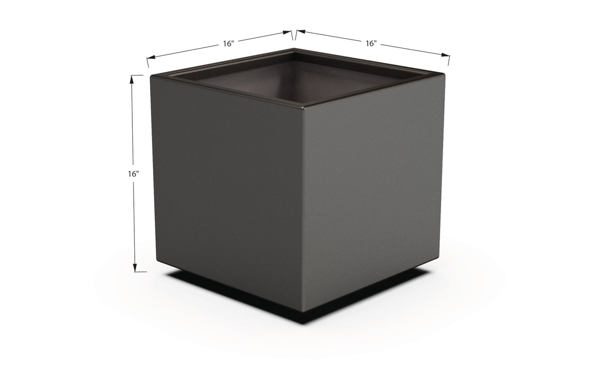Aluminum Square & Cube Planter - Plantercraft