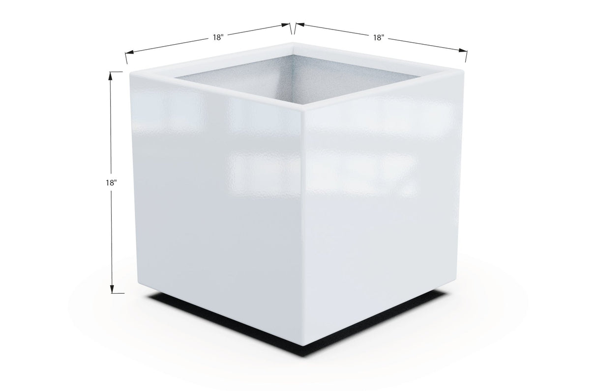 Aluminum Square & Cube Planter - Plantercraft