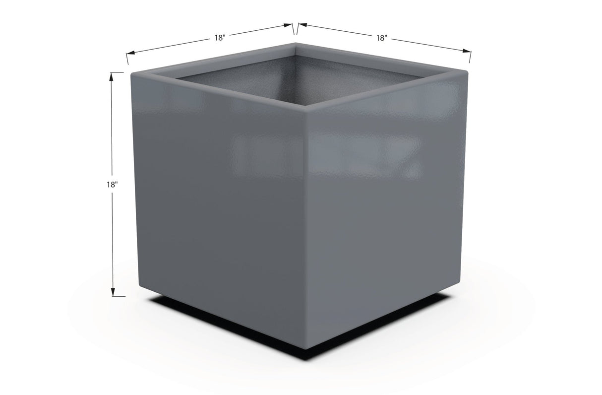 Aluminum Square & Cube Planter - Plantercraft