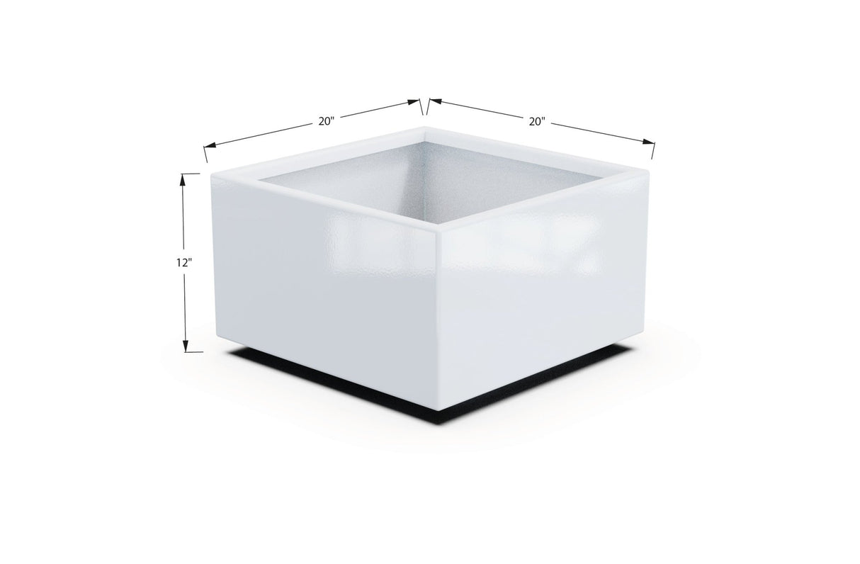 Aluminum Square & Cube Planter - Plantercraft