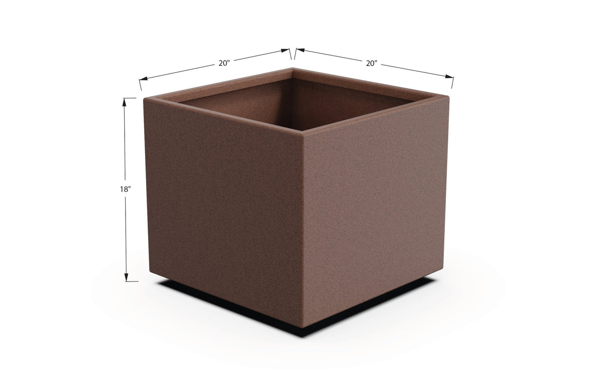 Aluminum Square & Cube Planter - Plantercraft