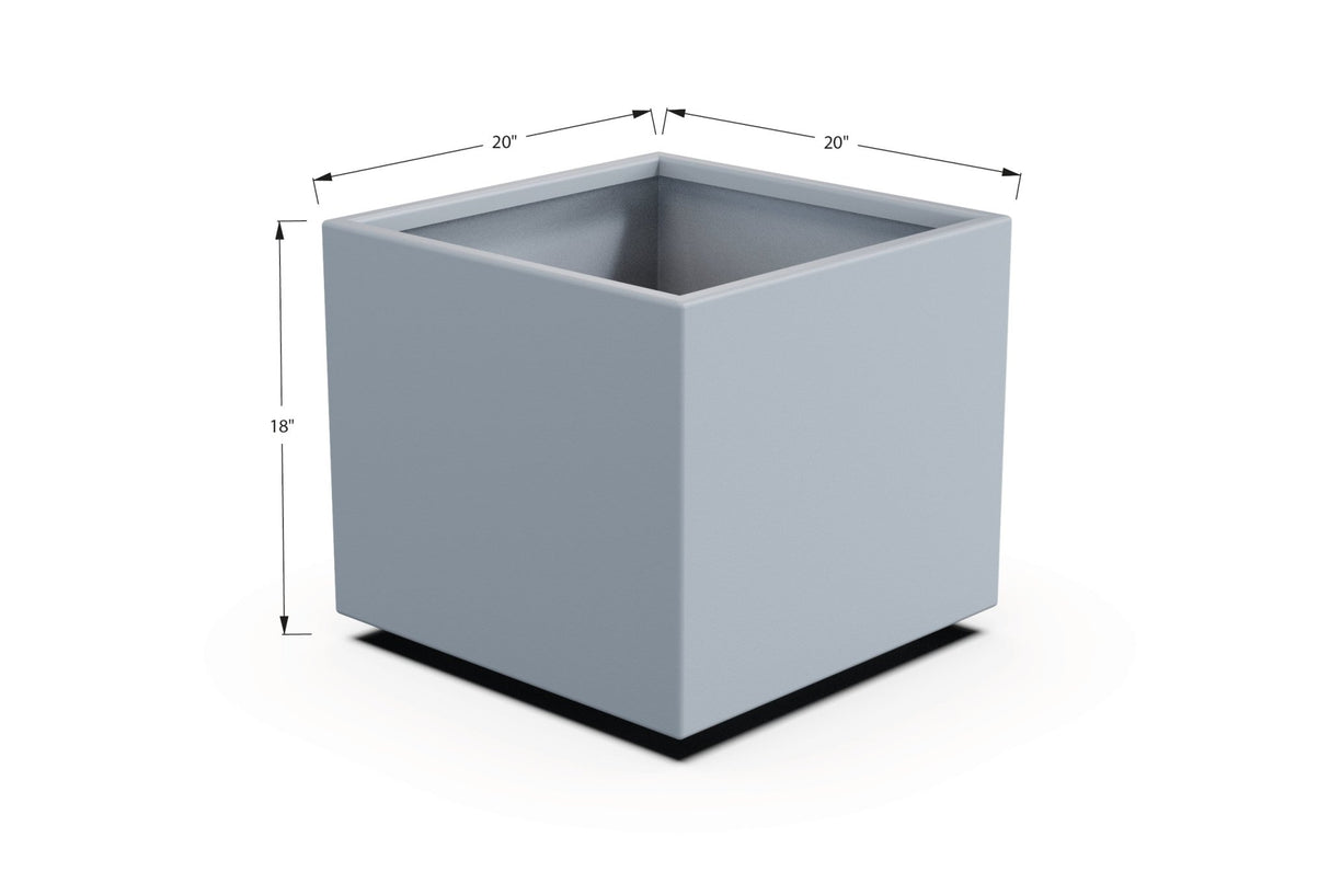Aluminum Square & Cube Planter - Plantercraft