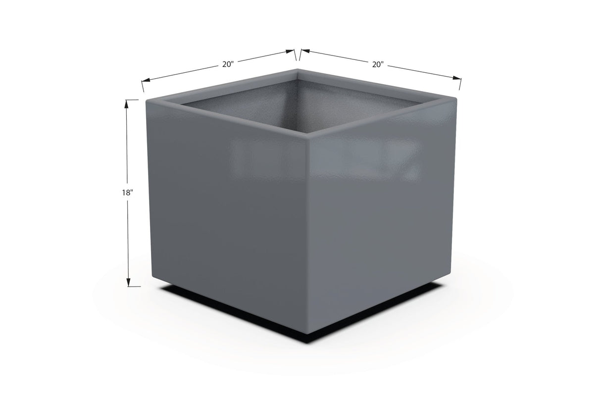 Aluminum Square & Cube Planter - Plantercraft