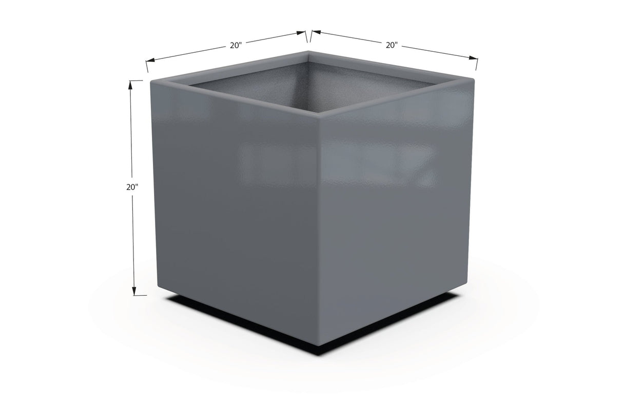 Aluminum Square & Cube Planter - Plantercraft