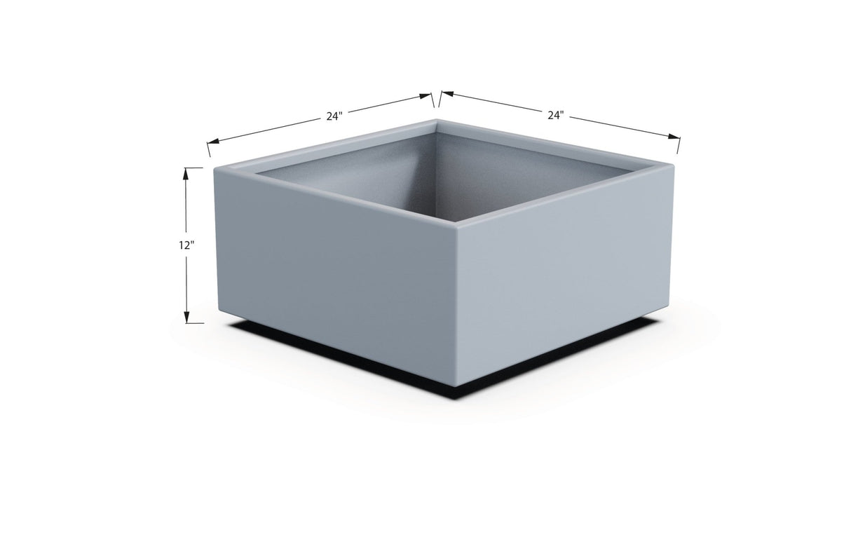 Aluminum Square & Cube Planter - Plantercraft