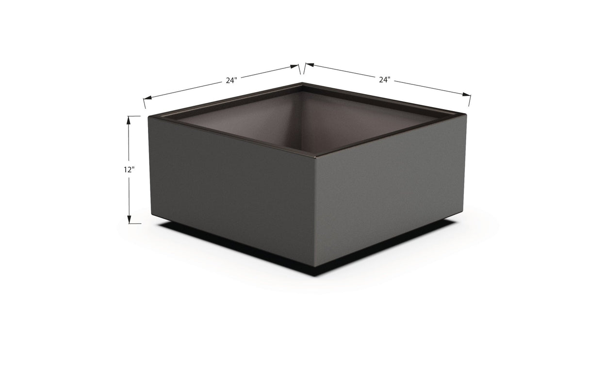 Aluminum Square & Cube Planter - Plantercraft