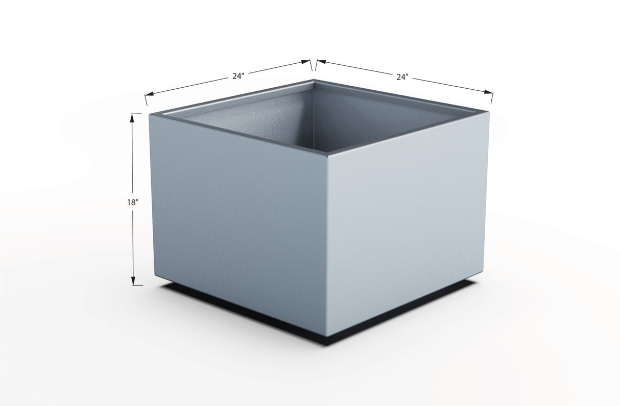 Aluminum Square & Cube Planter - Plantercraft
