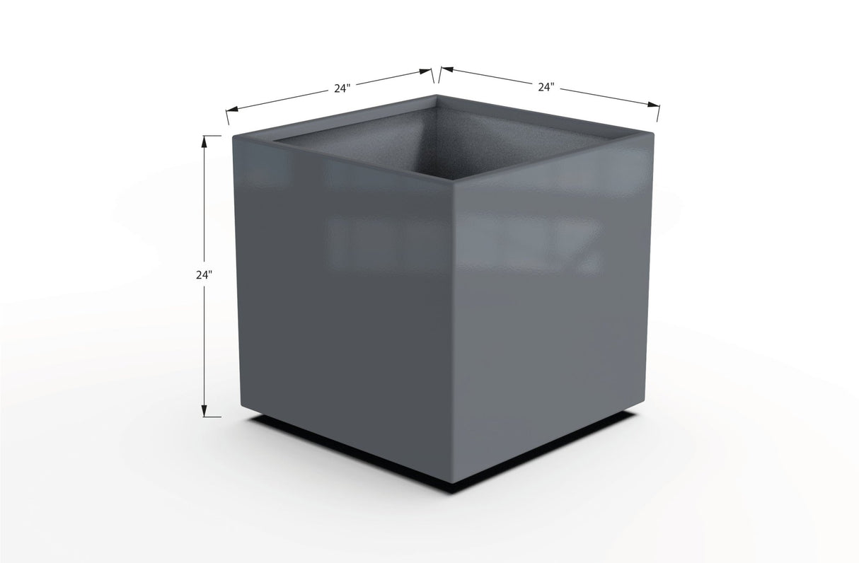Aluminum Square & Cube Planter - Plantercraft