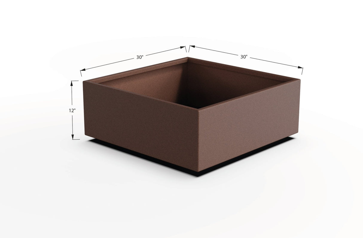 Aluminum Square & Cube Planter - Plantercraft