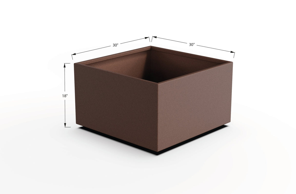 Aluminum Square & Cube Planter - Plantercraft