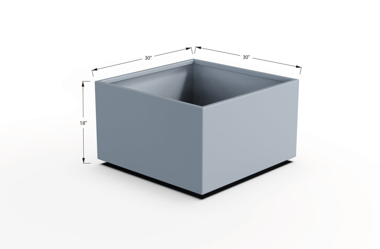 Aluminum Square & Cube Planter - Plantercraft