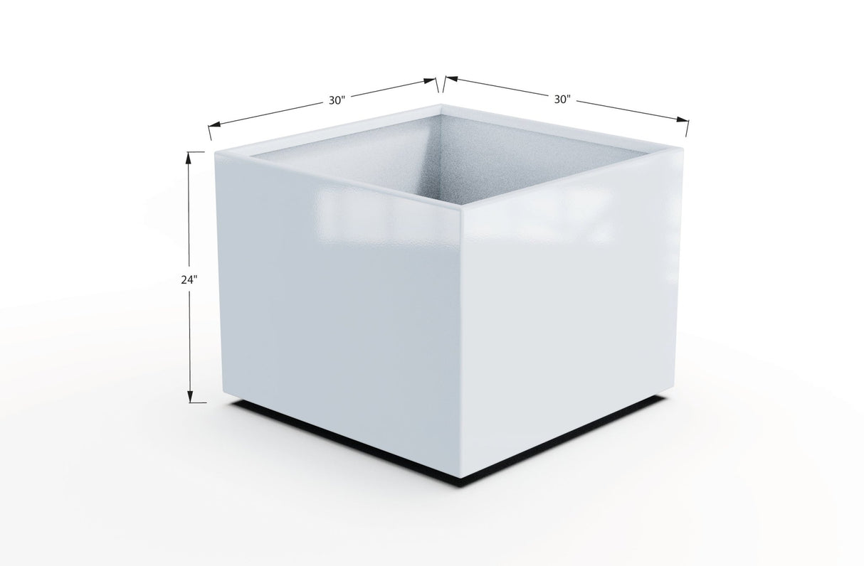 Aluminum Square & Cube Planter - Plantercraft
