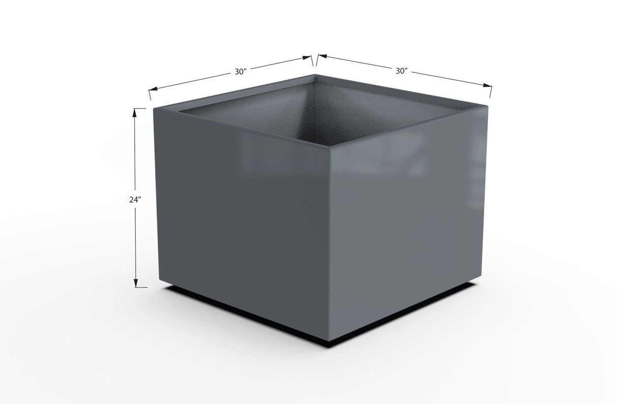 Aluminum Square & Cube Planter - Plantercraft