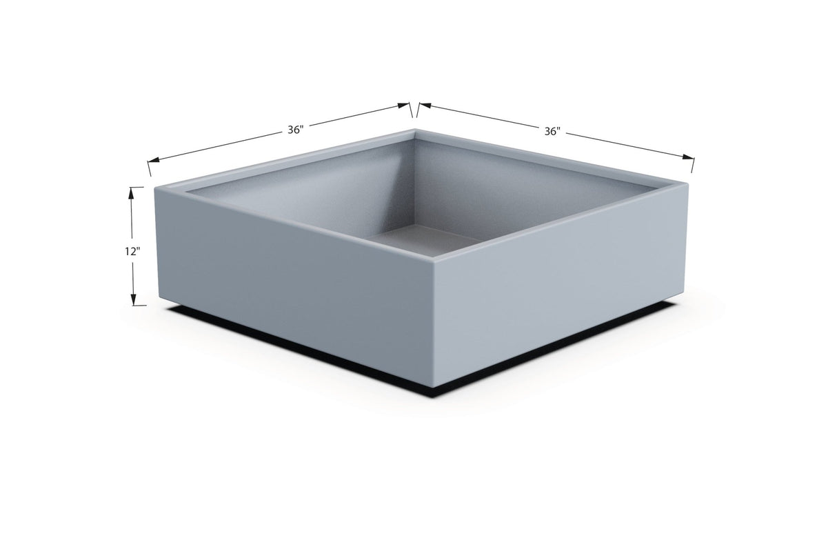 Aluminum Square & Cube Planter - Plantercraft
