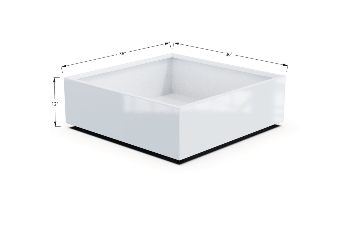 Aluminum Square & Cube Planter - Plantercraft