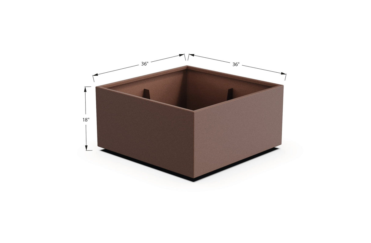 Aluminum Square & Cube Planter - Plantercraft