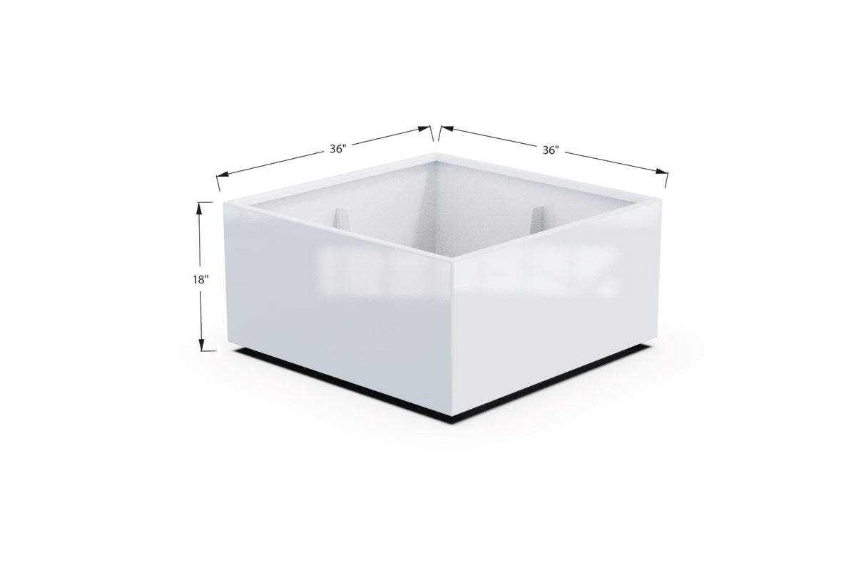 Aluminum Square & Cube Planter - Plantercraft