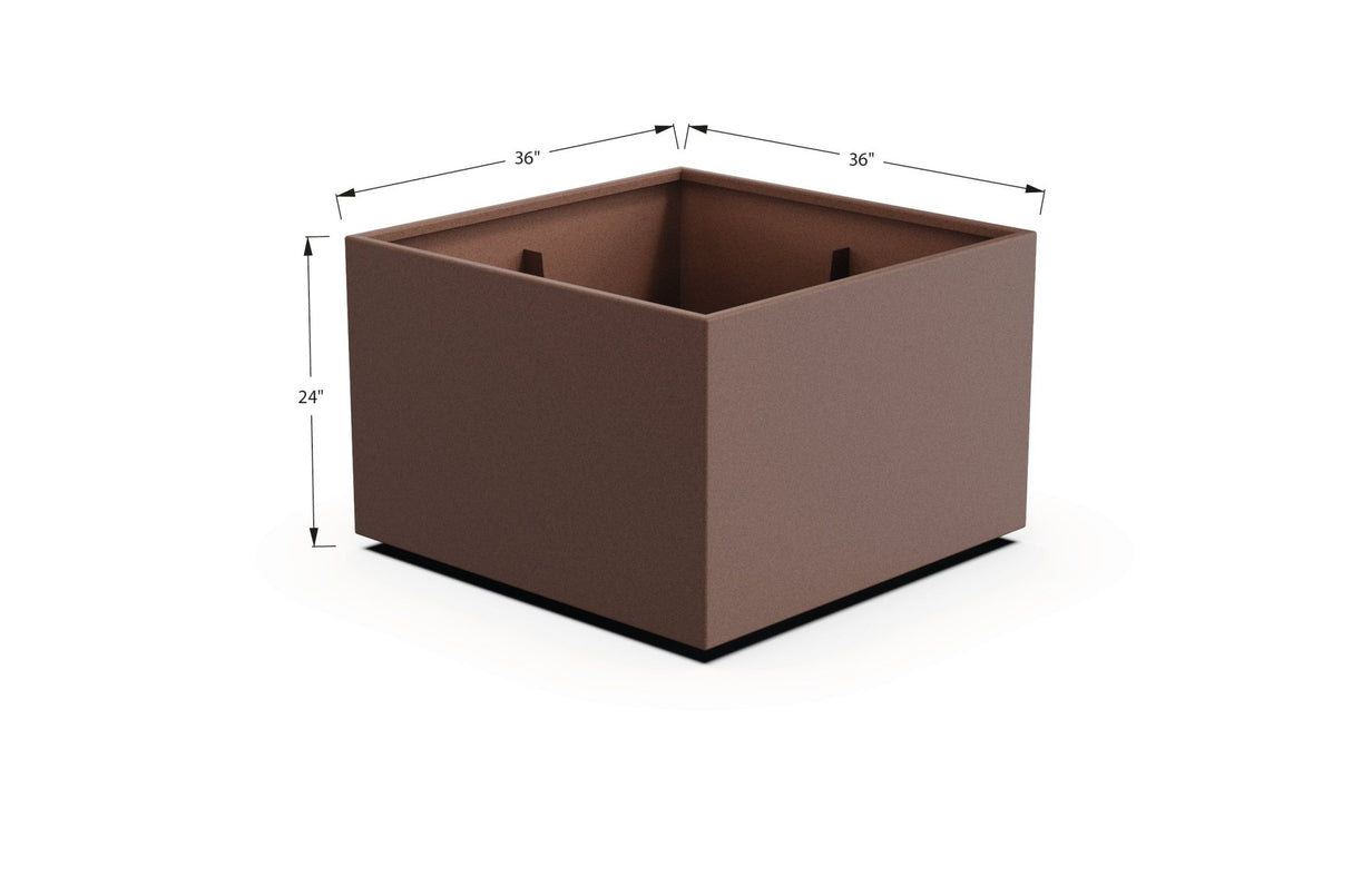Aluminum Square & Cube Planter - Plantercraft
