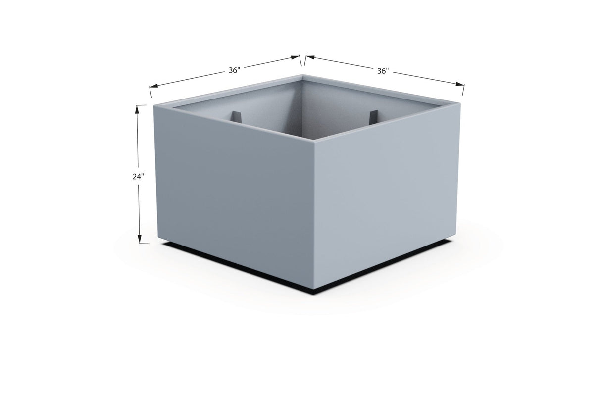 Aluminum Square & Cube Planter - Plantercraft