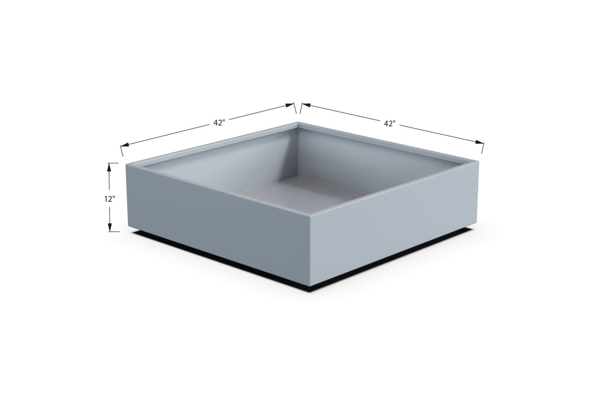 Aluminum Square & Cube Planter - Plantercraft