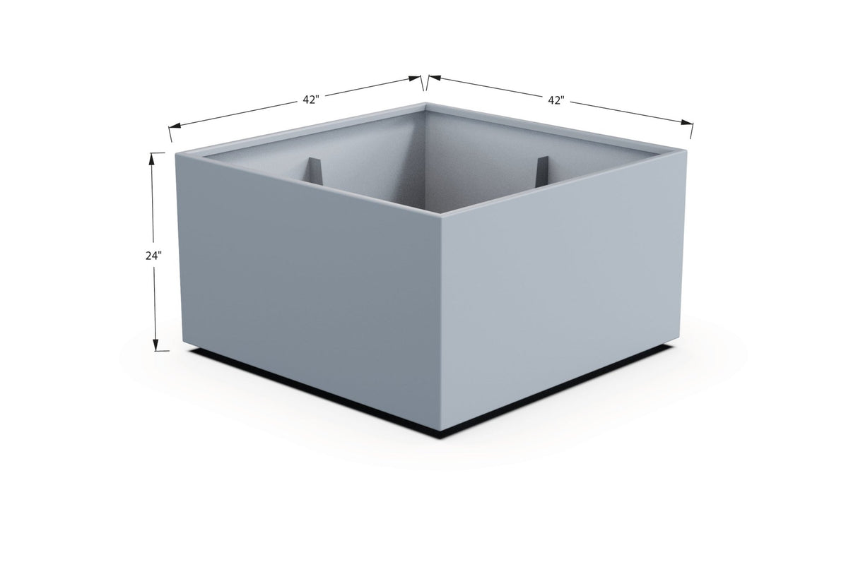 Aluminum Square & Cube Planter - Plantercraft