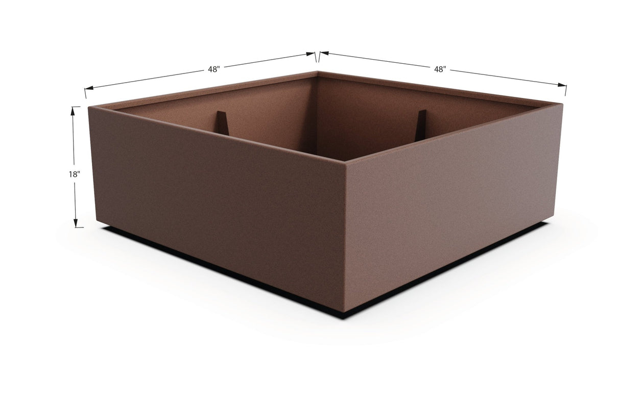 Aluminum Square & Cube Planter - Plantercraft