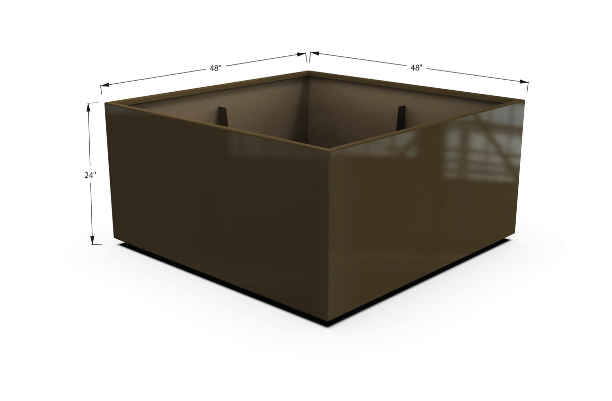 Aluminum Square & Cube Planter - Plantercraft