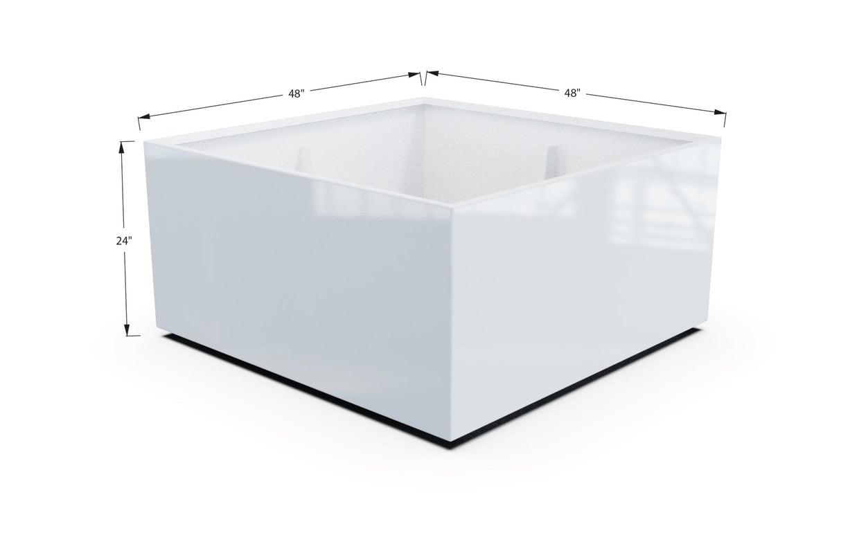 Aluminum Square & Cube Planter - Plantercraft