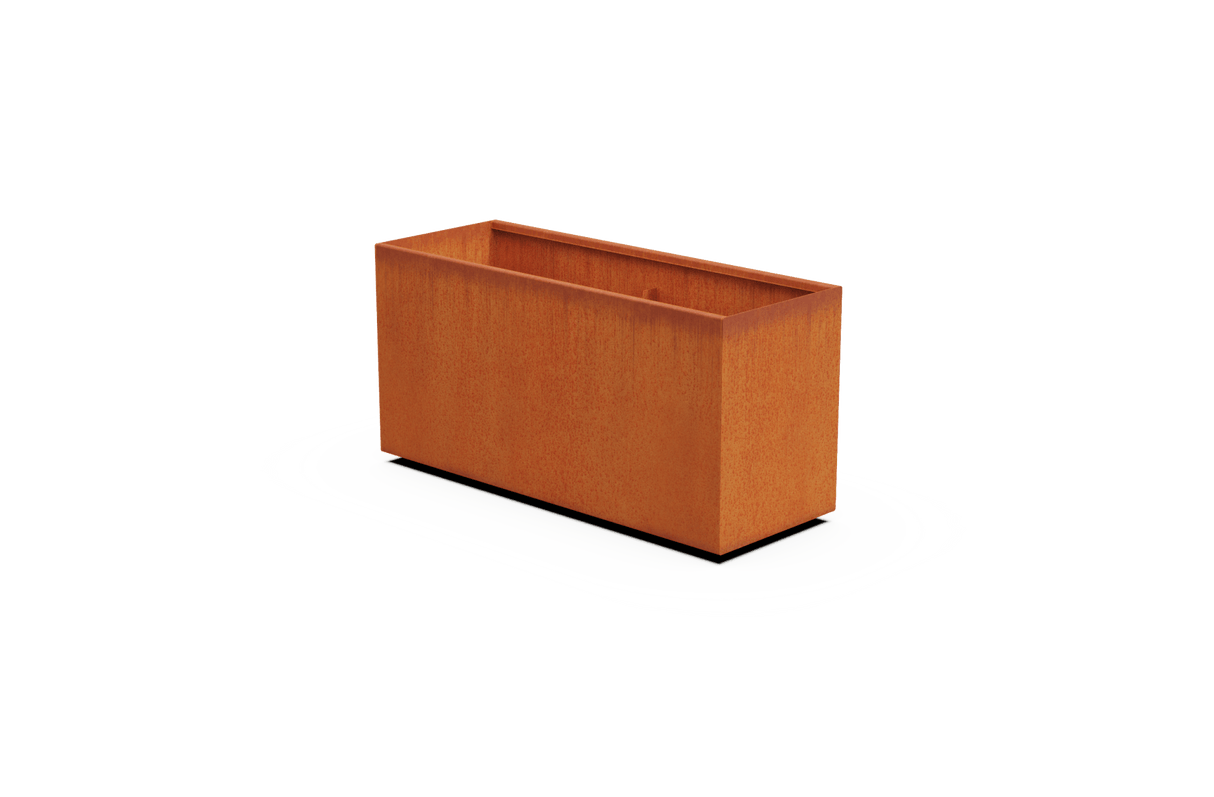 Corten Steel Rectangular Planter - Plantercraft