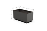 Aluminum Rectangular Outdoor or Indoor Planters - Plantercraft