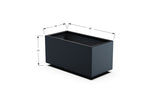 Aluminum Rectangular Outdoor or Indoor Planters - Plantercraft