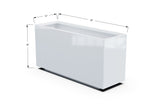 Aluminum Rectangular Outdoor or Indoor Planters - Plantercraft