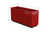 Aluminum Rectangular Outdoor or Indoor Planters - Plantercraft
