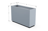 High Aluminum Rectangular Planter - Plantercraft