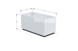Aluminum Rectangular Outdoor or Indoor Planters - Plantercraft