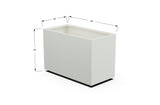 High Aluminum Rectangular Planter - Plantercraft