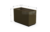 High Aluminum Rectangular Planter - Plantercraft