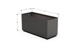 High Aluminum Rectangular Planter - Plantercraft