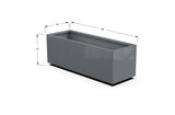 Aluminum Rectangular Outdoor or Indoor Planters - Plantercraft