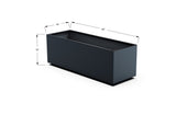 Aluminum Rectangular Outdoor or Indoor Planters - Plantercraft
