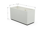 High Aluminum Rectangular Planter - Plantercraft