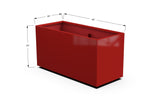 High Aluminum Rectangular Planter - Plantercraft