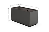High Aluminum Rectangular Planter - Plantercraft