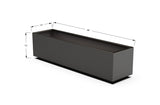 Aluminum Rectangular Outdoor or Indoor Planters - Plantercraft